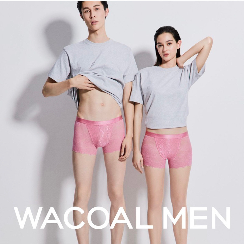 🇯🇵日本代購 華歌爾 Wacoal men 男女適用蕾絲四角褲 蕾絲內褲四角褲 平口褲 WT8822