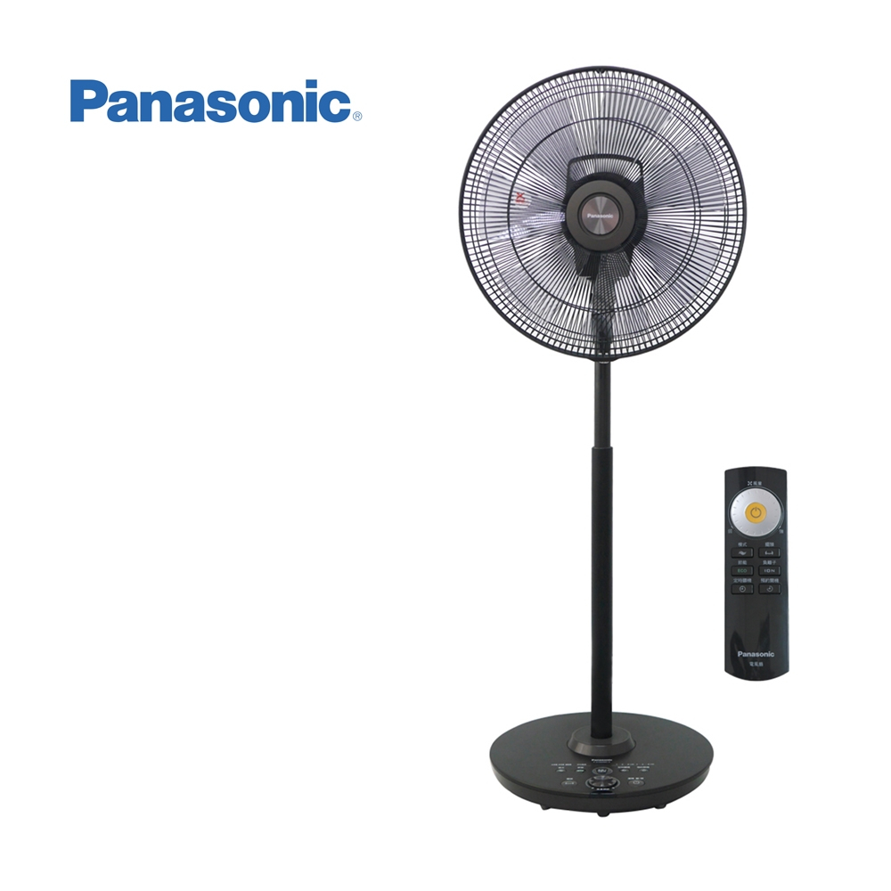 【米歐電器商行】Panasonic國際牌16吋DC直流電風扇 棕★ 奢華型 含保固 電風扇 ★《F-H16GND-K》