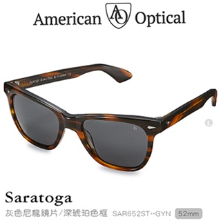 📢光世界 AO Eyewear Saratoga 太陽眼鏡 SAR652ST--GYN 灰色尼龍鏡/深琥珀框52mm