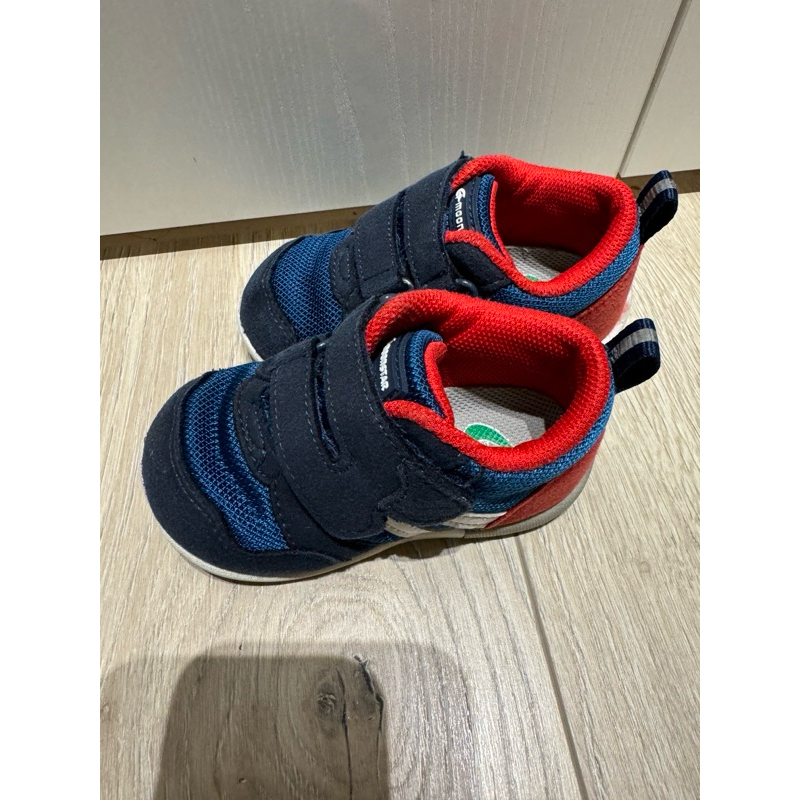 日本Moonstar機能童鞋 HI系列3E學步款 1115深藍(寶寶段)