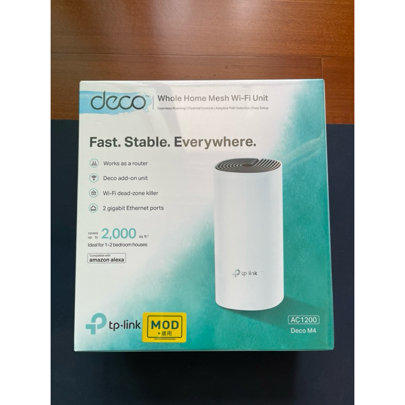 TP-LiINK Deco M4R Mesh 無線網路WiFi分享系統網狀路由器 新品