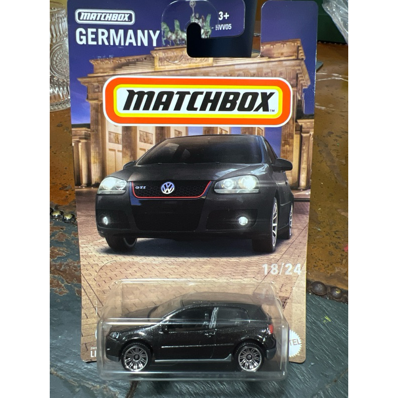 火柴盒 matchbox 小汽車 2024 德國汽車系列 福斯 Volkswagen  高爾夫鋼砲車 golf GTI