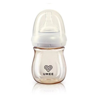 荷蘭Umee奶瓶 Utouch Ultra 寬口 防脹氣 PPSU 奶瓶 寬口徑 160ml （無奶嘴） 二手