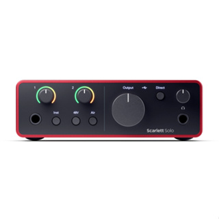Focusrite｜Scarlett Solo Gen4 USB-C 錄音介面 全新品公司貨【世品樂器】
