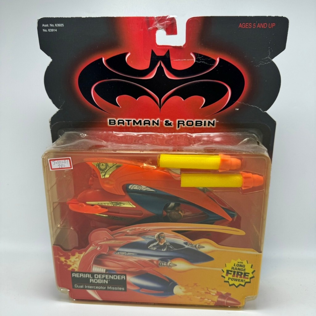 【漫坑】1997 Kenner Batman And Robin ROBIN 羅賓 飛船 飛機 吊卡 公仔