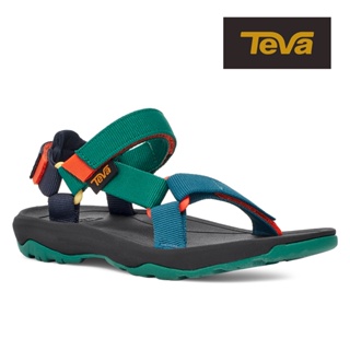 【TEVA】中/大童涼鞋 機能運動涼鞋/雨鞋/水鞋/童鞋-Hurricane XLT2 多彩藍珊瑚 (原廠)