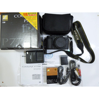 Nikon日本尼康CoolPix P7700類單眼翻轉屏CCD數位相機，公司貨盒裝齊全