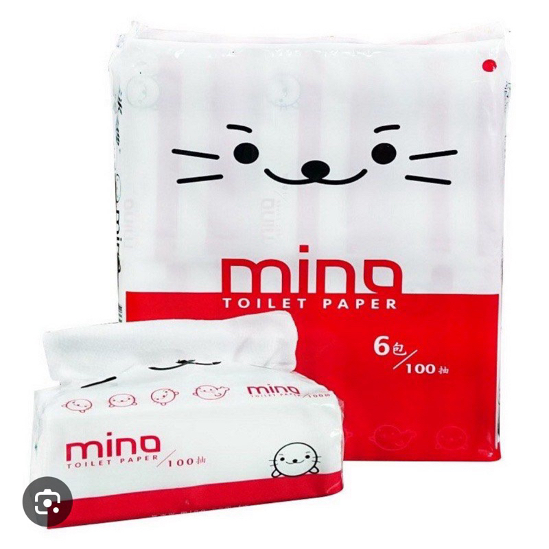 【台灣現貨♥️火速出貨🔥】 MINO 洣濃 100抽衛生紙💧可溶水衛生紙