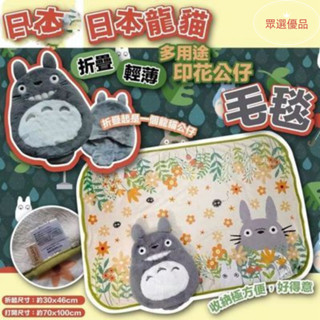 日系新品 宮崎駿 龍貓玩偶 抱枕 午睡毯 空調被 可墊腰靠背 可愛呆萌 卡通 刺繡抱枕 靠枕 輕薄易攜 送閨蜜女友實用品