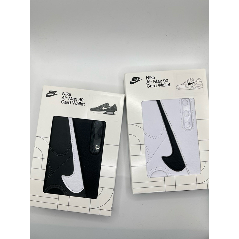 【NIKE】卡片夾 NIKE ICON AIR MAX 90 NSW系列 卡片夾 白黑色（原價900元）