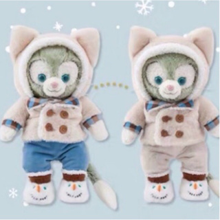 絕版 2019 冬季 聖誕節 雪人 畫家貓 S 娃娃 衣服 東京迪士尼海洋樂園