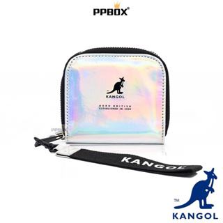 KANGOL 炫彩 雷射 飄帶 鑰匙圈 錢包 短夾 皮夾 名片 韓版短夾 卡夾