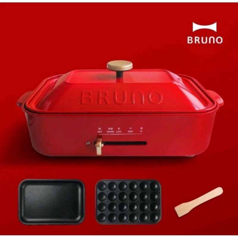 「BRUNO  多功能電烤盤（附章魚燒盤+平板料理盤）」