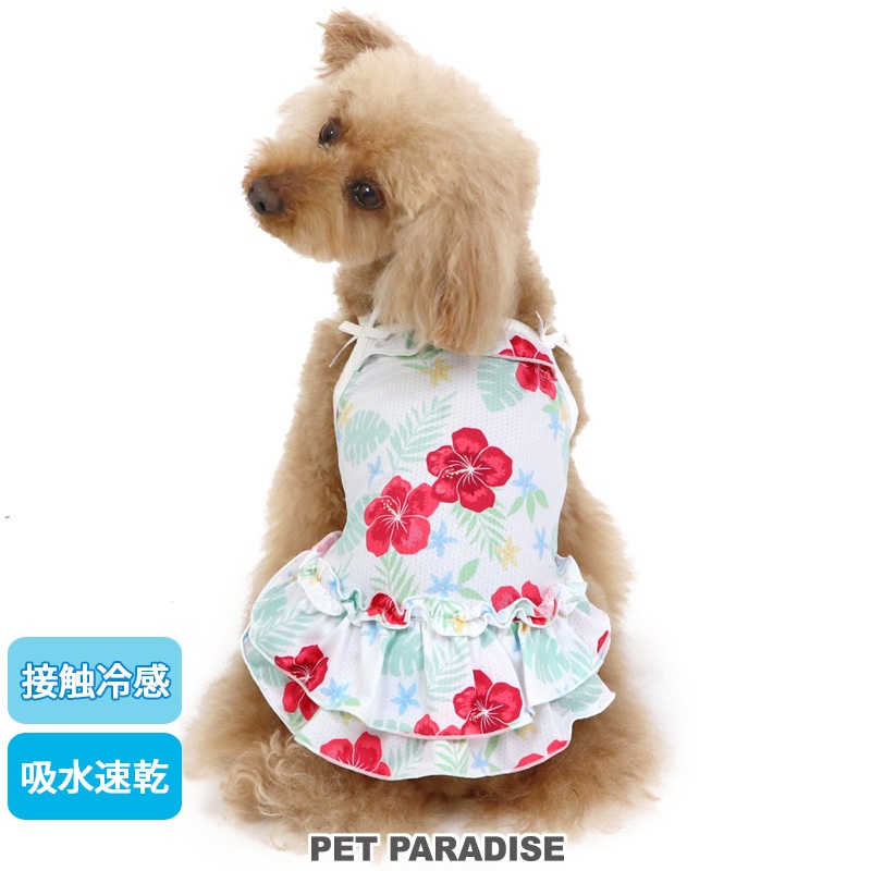 【PET PARADISE】寵物花卉細肩涼感洋裝 (3S)｜PP 2023新款 COOLMAX 接觸涼感