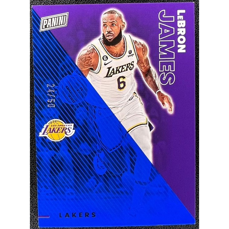 NBA 球員卡 Lebron James  2023 Panini Father's Day Blue 限量50