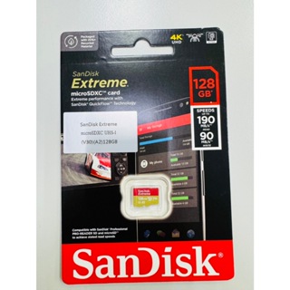 SanDisk 晟碟 128GB Extreme microSDXC V30 A2 記憶卡
