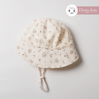 【Doris.Ann】小碎花遮陽鴨舌帽 嬰兒帽子 寶寶帽子 新生兒帽子 幼兒帽子 嬰兒帽