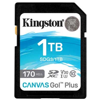 金士頓 SDG3/1TB 1T Canvas Go Plus SDXC 記憶卡