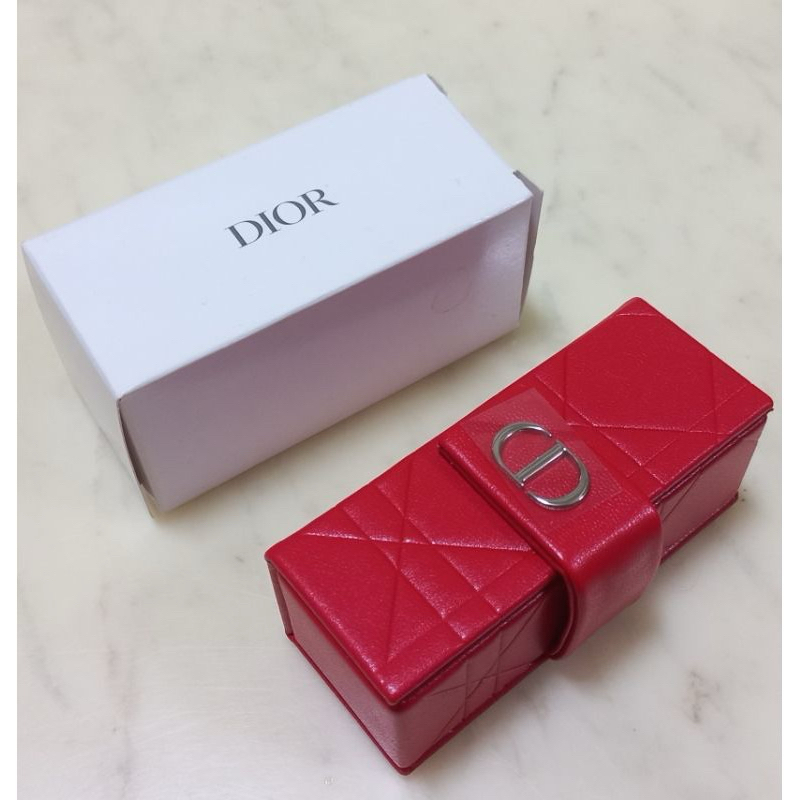 關店免運 最後1 可附袋 Dior 迪奧 時尚收納口紅盒💄💄DIOR迪奧 經典藍星唇膏盒 藍星唇膏  絲絨霧面999