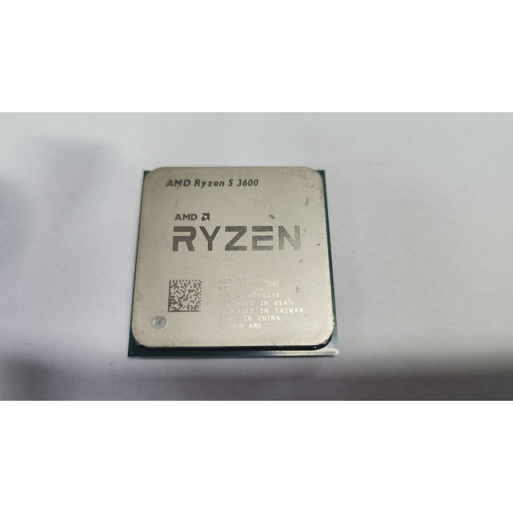含稅 AMD RYZEN 5 3600 六核心 AM4 保固1個月 05C897
