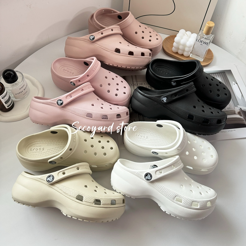韓國🇰🇷代購🔥crocs classic platform clogs 雲朵鞋 洞洞鞋 穆勒鞋 增高 厚底防水鞋