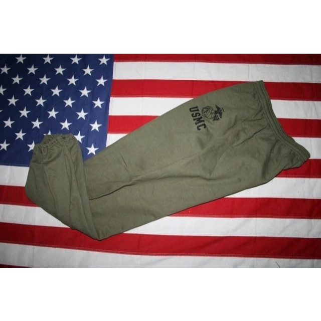 美軍公發USMC訓練用長袖棉T、棉褲〈原品〉