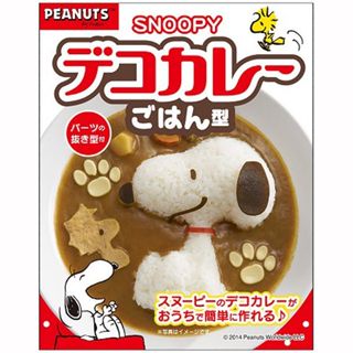 【現貨24H】 SNOOPY 日本 原裝 史努比 咖哩飯 壓模 飯模 史努比咖哩飯模具 白飯模型 燴飯 造型塑膠壓模組