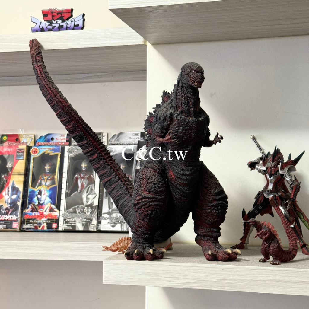 【C&amp;C】站櫃美品 X-Plus Godzilla 2016 哥吉拉 真哥吉拉 正宗哥吉拉 普版 酒井裕司 東寶30cm