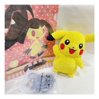 全新正品｜日本寶可夢中心周邊合售 皮卡丘玩偶 大嘴娃資料夾 神奇寶貝正版 手機掛繩夾片背帶組 娃娃布偶公仔 檔案L型夾