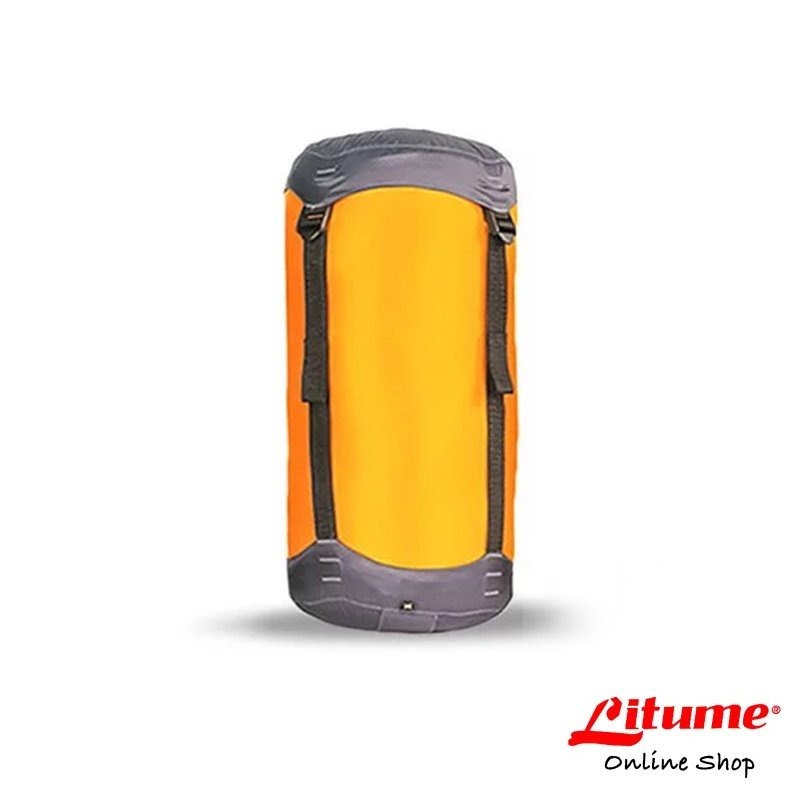 【Litume】 睡袋壓縮袋『橘-M』18ｘ33cm  E638