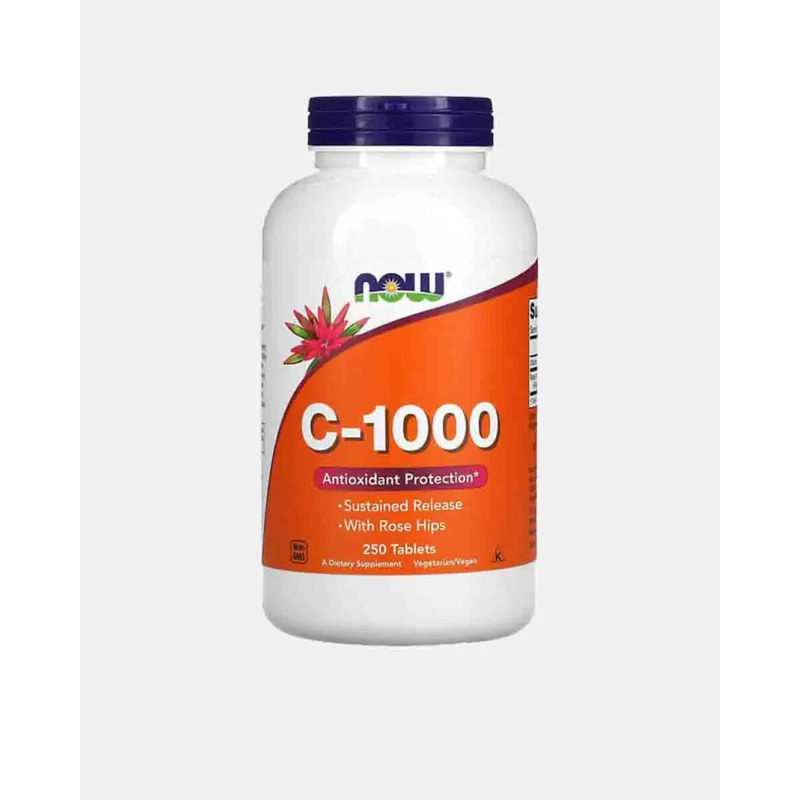 《現貨》NOW Foods C-1000 維他命C 含生物類黃酮 250顆
