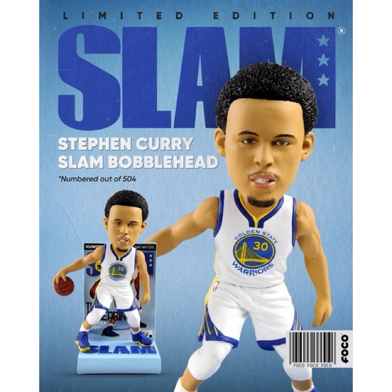 🇺🇸GI.JOE🌟勇士 Stephen Curry 咖哩 柯瑞 SLAM雜誌 搖頭公仔 搖頭娃娃 公仔 搖頭 玩偶