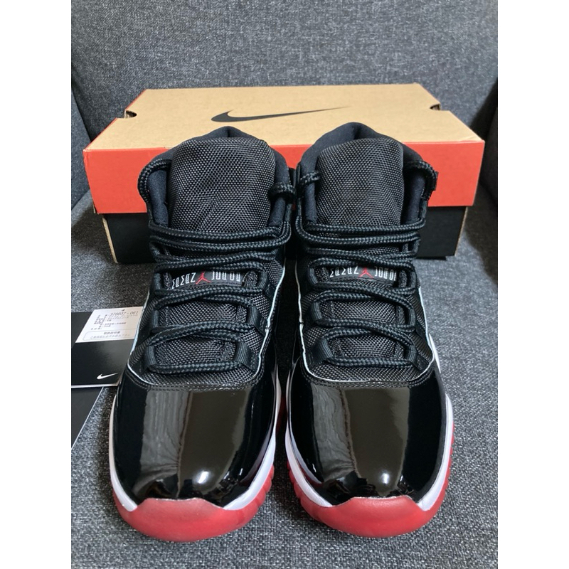 近全新現貨 Nike Air Jordan 11 Bred 黑紅配色 US8
