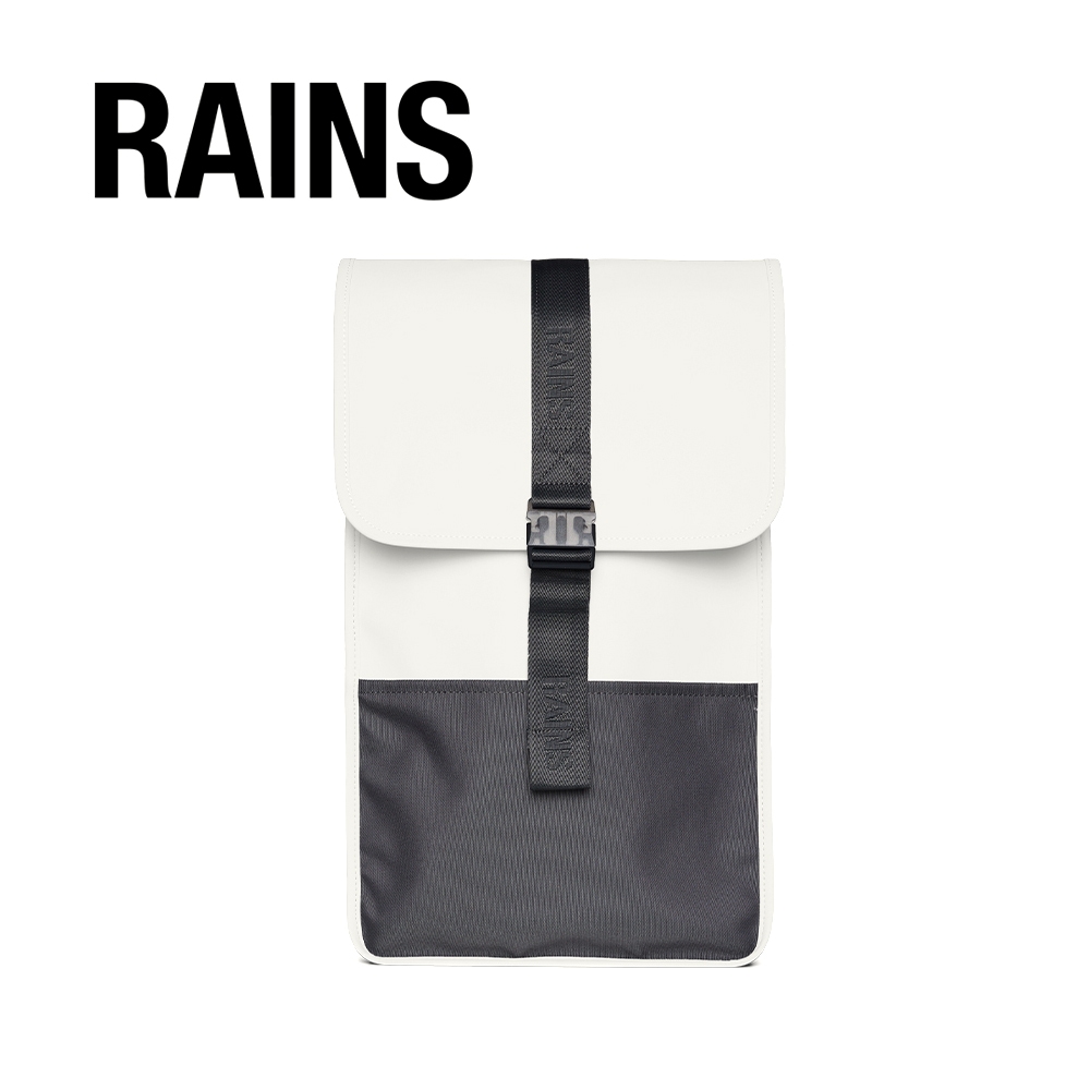 RAINS｜Trail Backpack W3 織帶防水後背包 - Ash 灰白色