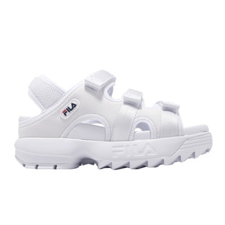 FILA Disruptor SD Puffy 女 運動涼鞋 魔鬼氈 穿搭 休閒 厚底 增高 白 5-S138Y-125