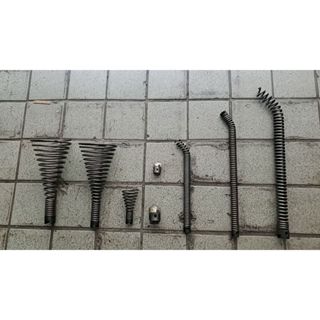 【優質五金】臺通牌電動通管機~彈簧通管條+鎢鋼頭+喇叭頭