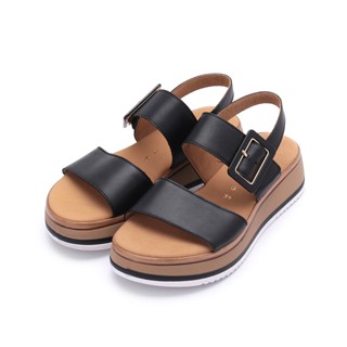 德國 GABOR 雙帶厚底涼鞋 黑 42.744.57 女鞋