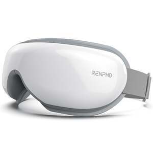 RENPHO 氣壓式熱感眼部按摩器-白色 RF-EM001W / 黑色 RF-EM001B(眼罩 熱敷按摩器 氣壓按摩器