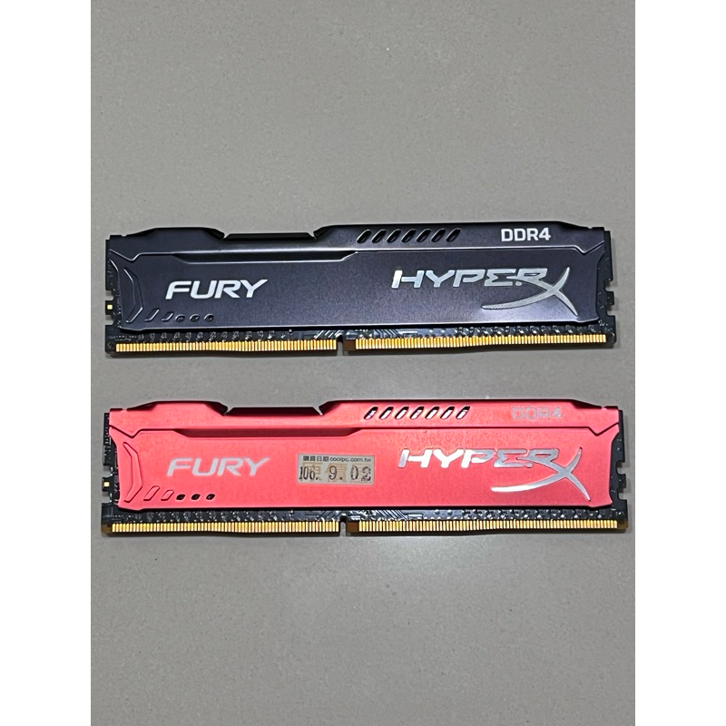 金士頓  FURY HyperX DDR4 2400 8G 記憶體 （HX424C15FB2/8）
