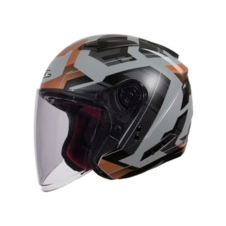 【SOL Helmets】SO-7E開放式安全帽 (星幕 消光灰/黑銅) ｜ SOL安全帽官方商城｜雙D釦／排齒釦