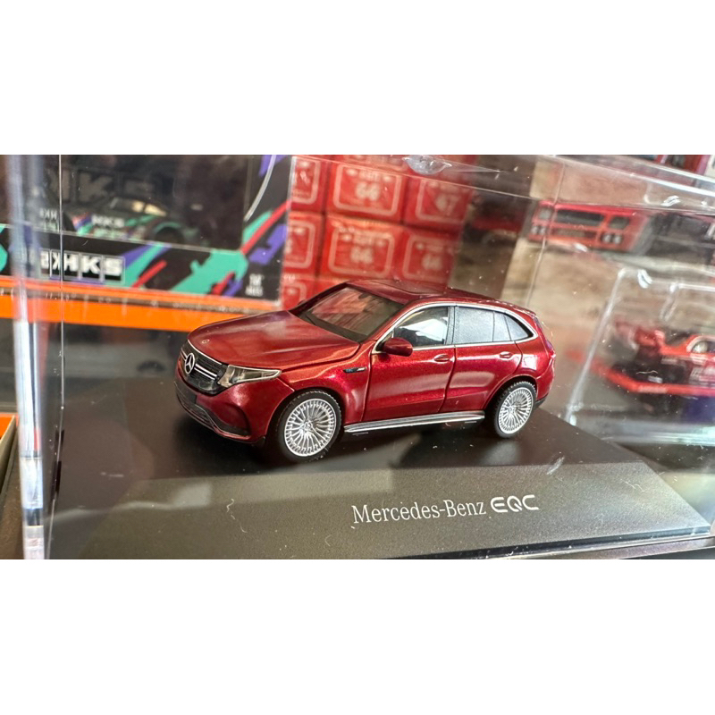 Mercedes Benz 賓士 原廠精品 EQC 400 4MATIC 紅色 1:87 模型車 模型