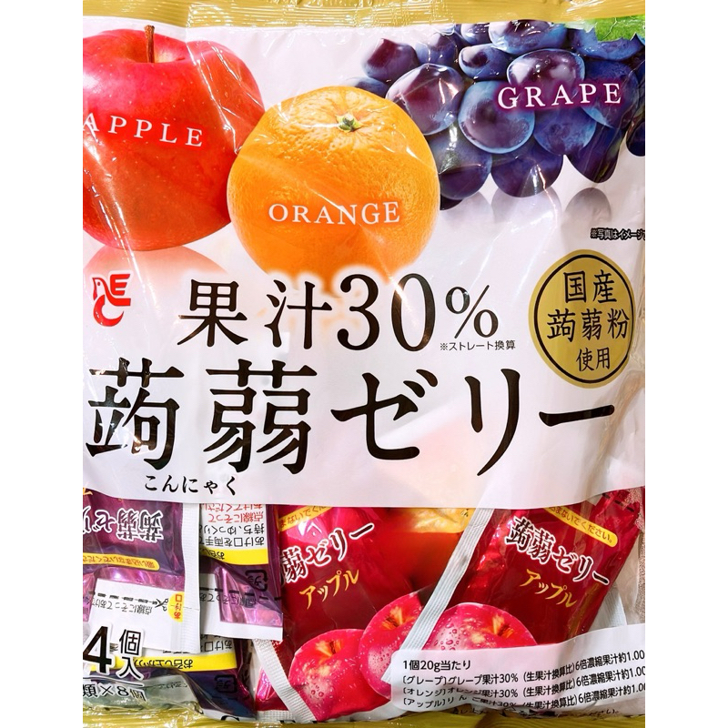 【亞菈小舖】日本 Ace 綜合風味果凍 葡萄&amp;香橙&amp;蘋果 480g【優】