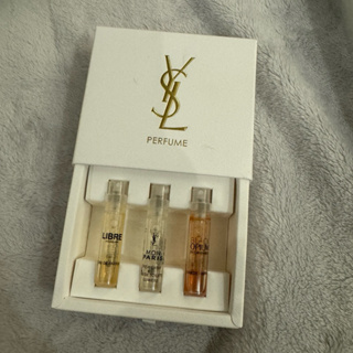 YSL 香水針管三件組 自由不羈、黑鴉片、慾望巴黎針管禮盒