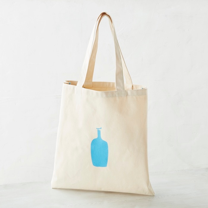 【日本藍瓶】 Blue Bottle 藍瓶咖啡東京限定 雙面帆布袋 BLUE bottle coffee 帆布包
