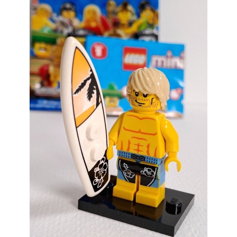 絕版樂高公仔LEGO第二代8684衝浪男15號