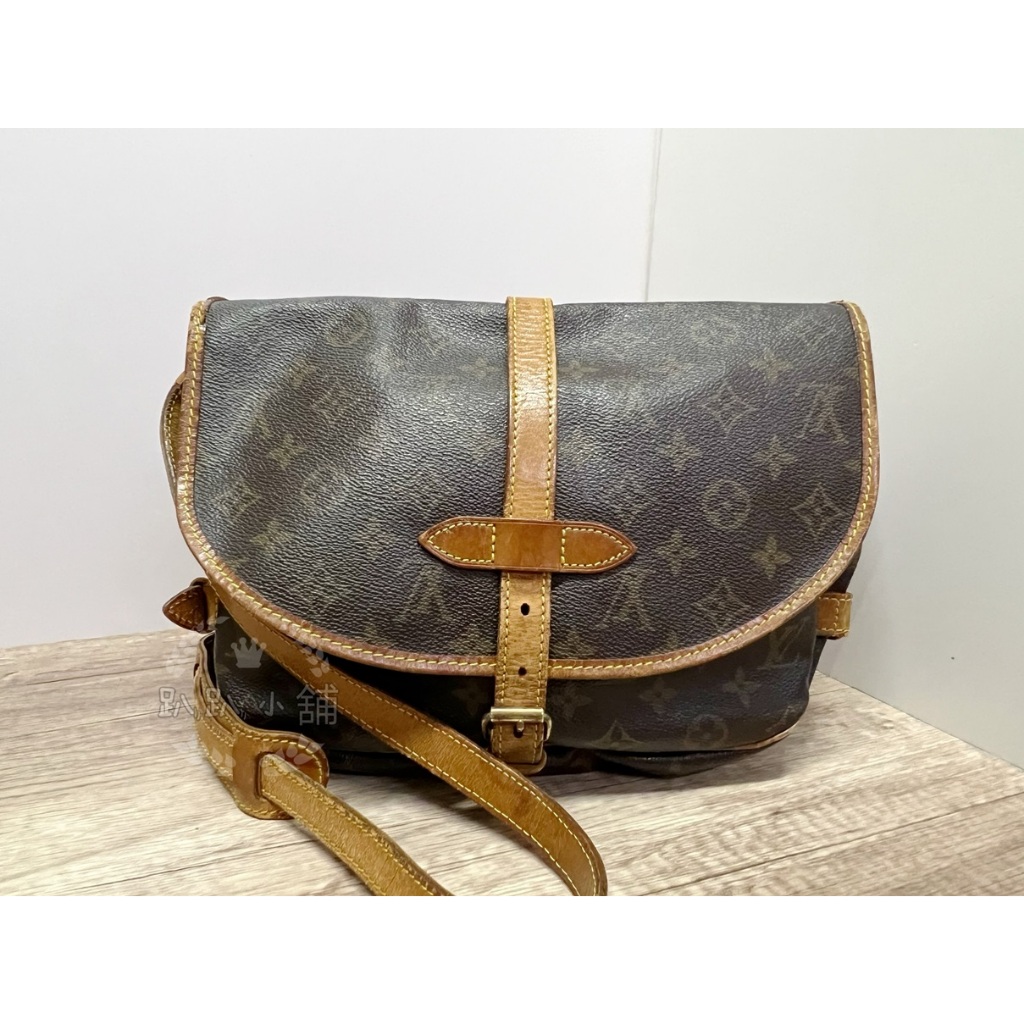 ~~趴趴小舖~~正品Louis Vuitton(LV) M42256 saumur28馬鞍/2405108566