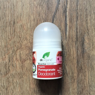 英國製 Dr. Organic Pomegranate Deodorant Roller 有機博士 紅石榴體香劑 新品