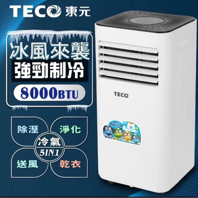 TECO 東元 多功能除溼淨化移動式空調