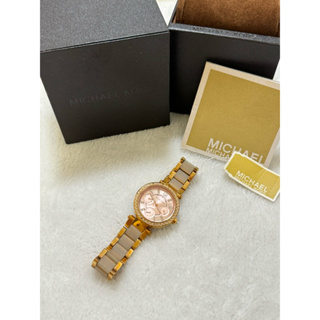 現貨馬上出✨ MICHAEL KORS MK 6110 玫瑰金 拼接 水鑽 女錶|手錶