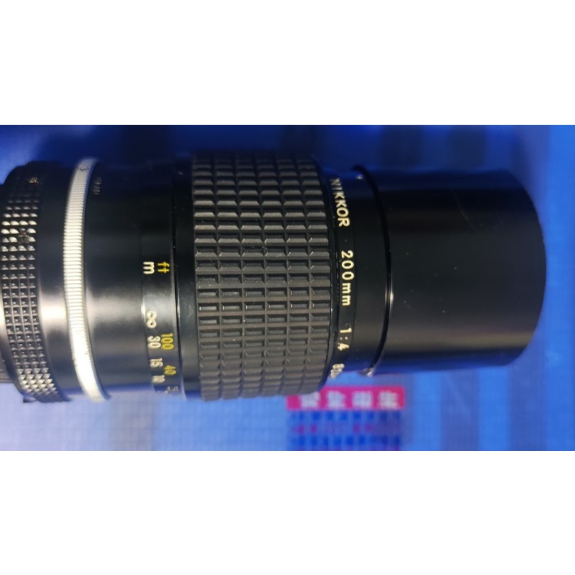 nikon 200mm f4 老鏡 手動鏡 NIKON ai卡口 F卡口可用 瑕疵品